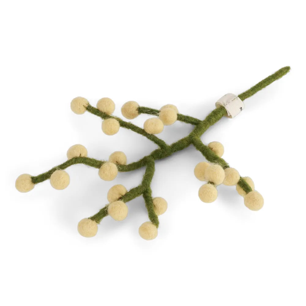 Gry & Sif - Mini Zweig mit hellgelben Beeren