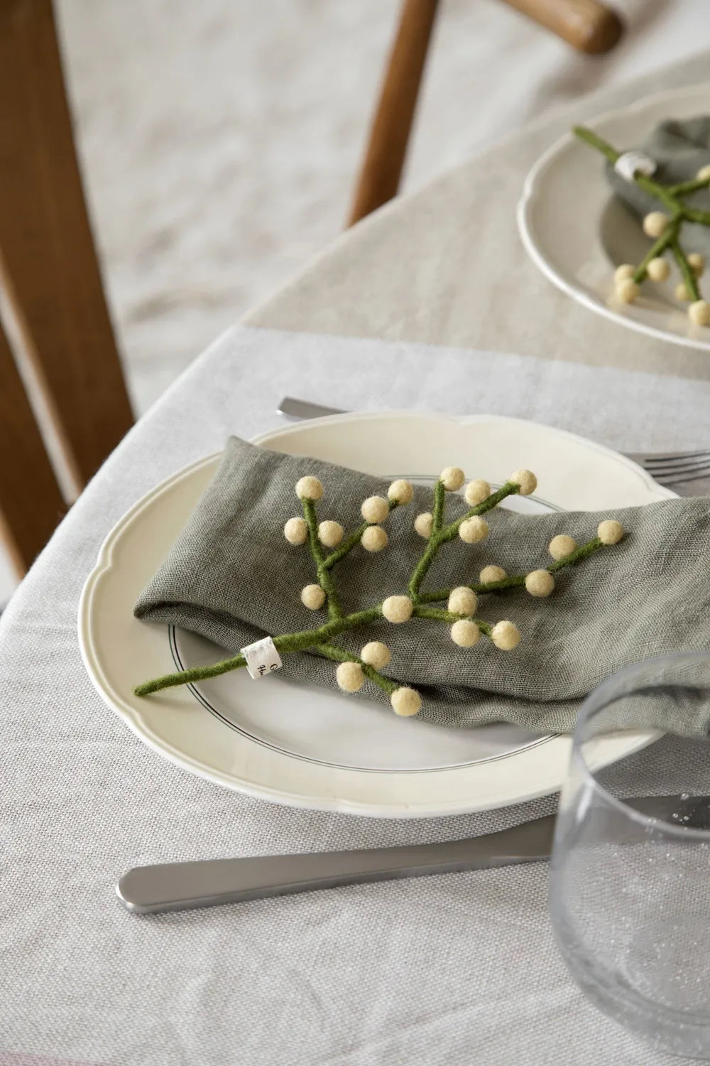 Gry & Sif - Mini Zweig mit hellgelben Beeren