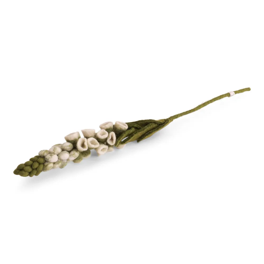 Gry &amp; Sif - Fingerhut Filzblume Weiß