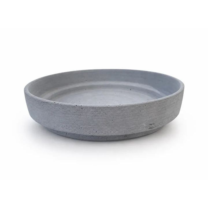 Alsaba Home - Flache Dekoschale in Betonoptik — Medium | Ø 25 cm