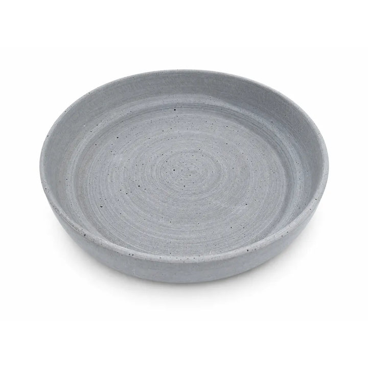 Alsaba Home - Flache Dekoschale in Betonoptik — Medium | Ø 25 cm