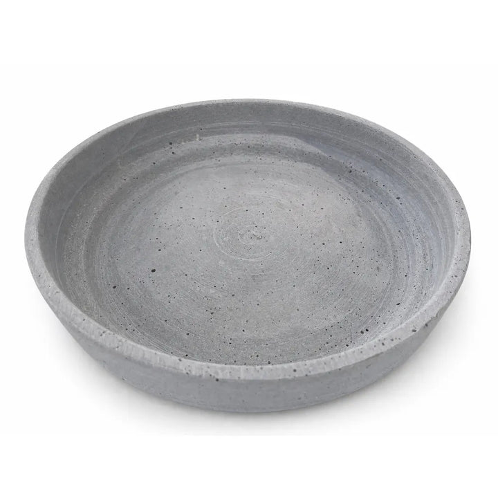Alsaba Home - Flache Dekoschale in Betonoptik — Small | Ø 20 cm