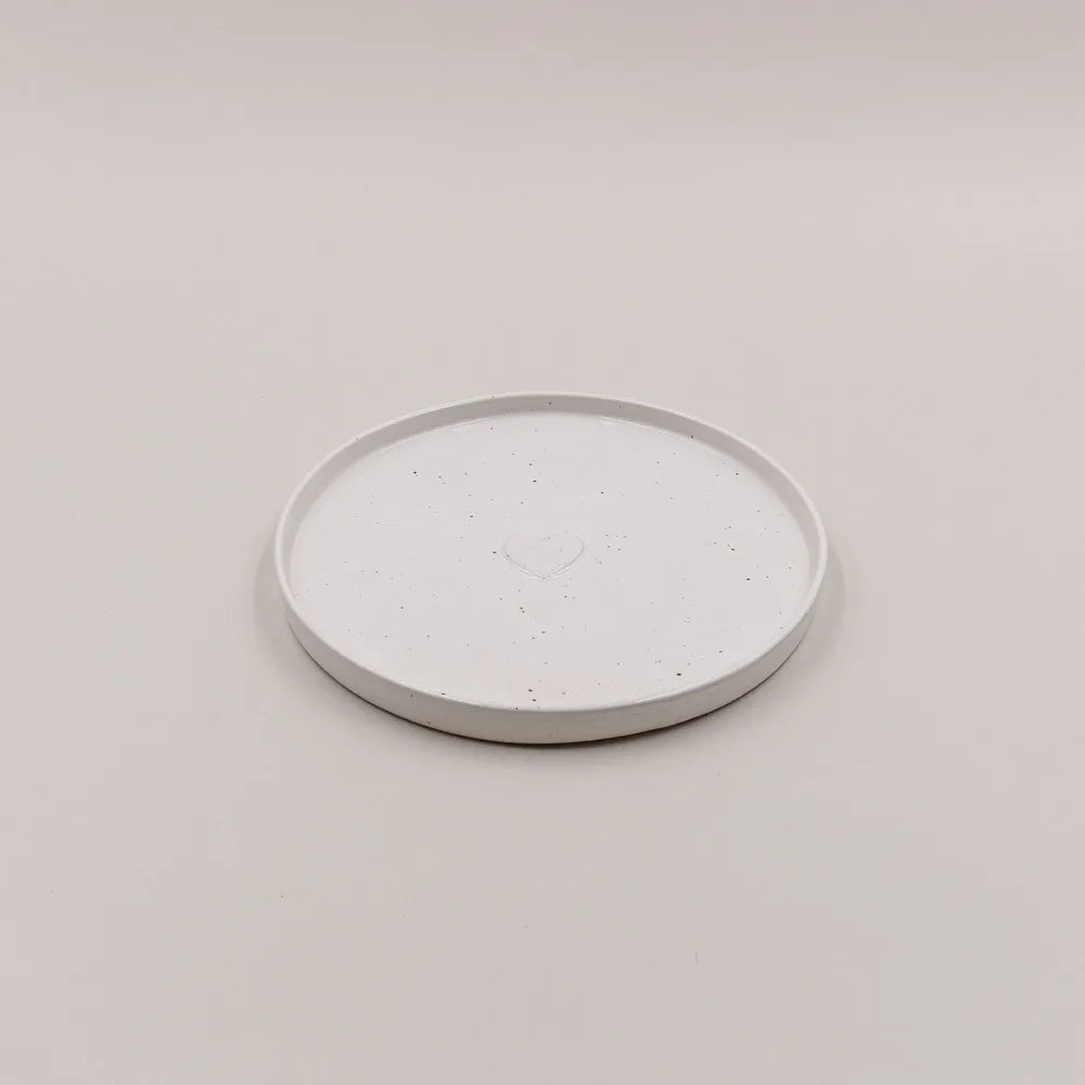 Eulenschnitt - Frühstücksteller Calma Herz