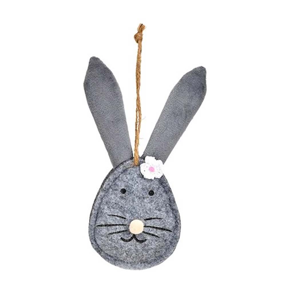 Ein G. Wurm - Anhänger Hase Filz aus einer Schnur.
