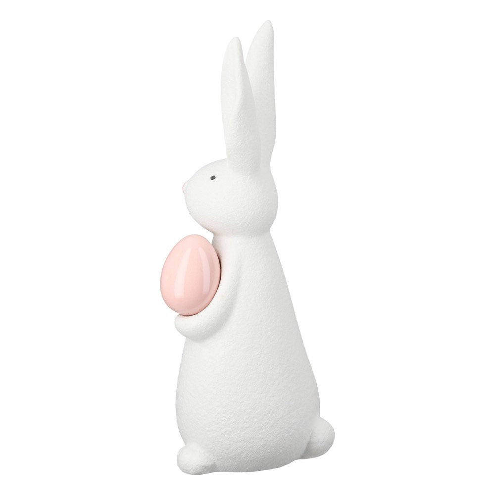 Gilde - Deko Hase Filipe Keramik creme weiß Large