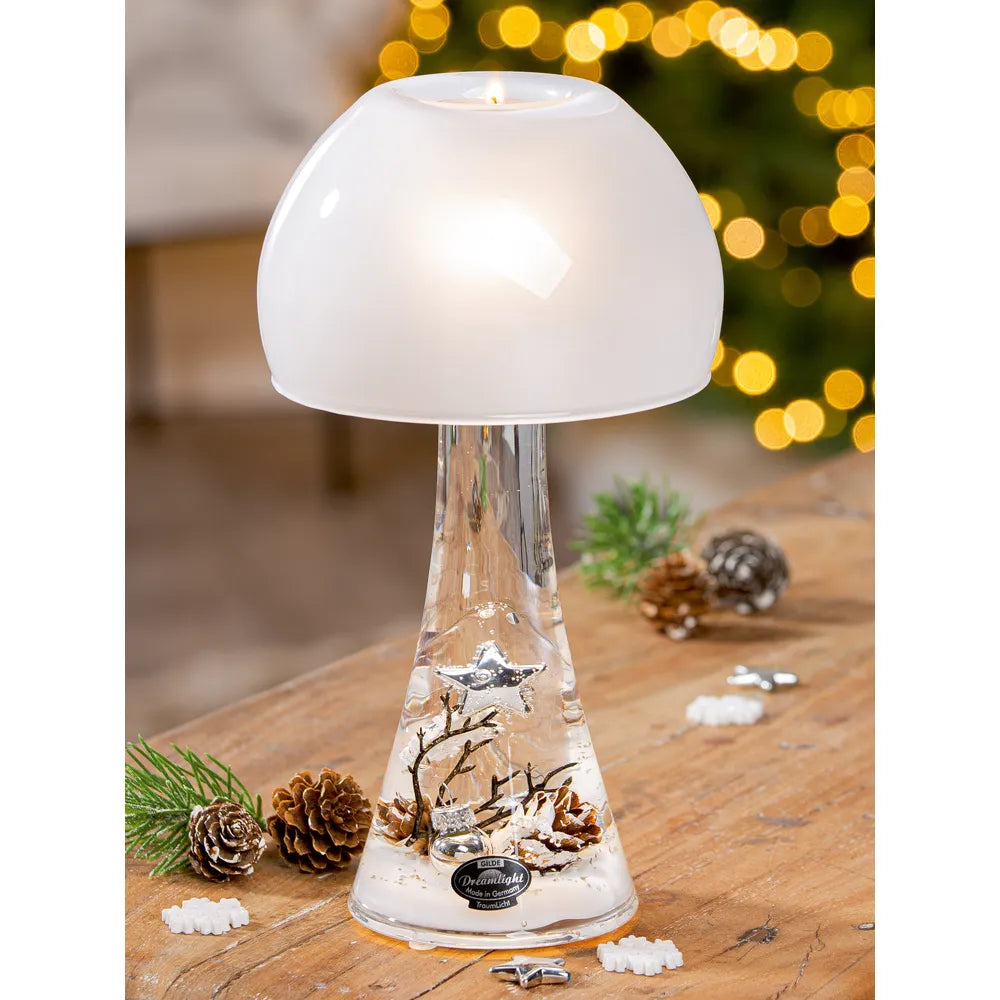 Gilde - Dreamlight Teelichtleuchter (LED) Lampe Winter Story
