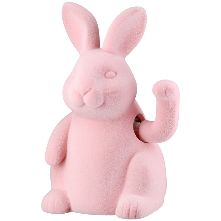 Gilde - Figur Hase Winkehase Kunstharz rosa