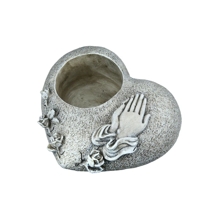 Gilde - Gedenkstein Herz grau