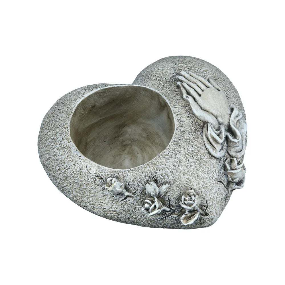 Gilde - Gedenkstein Herz grau