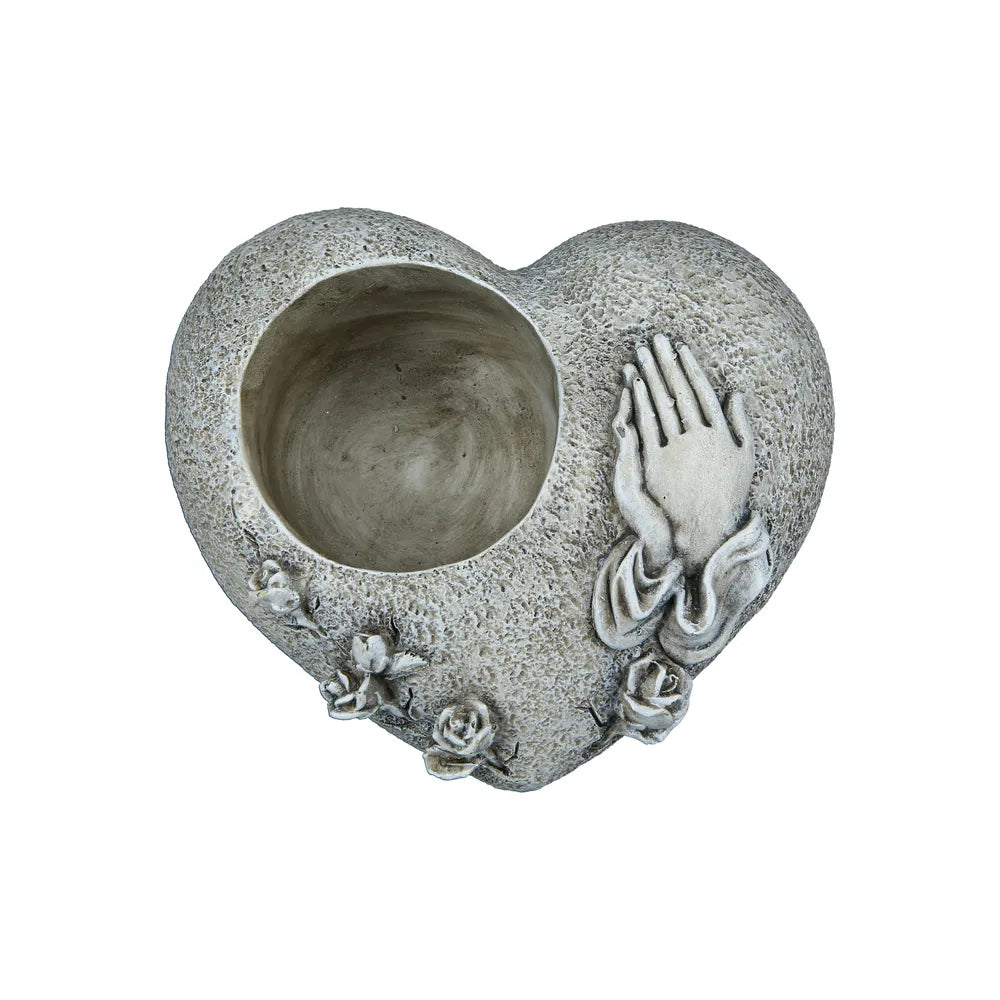 Gilde - Gedenkstein Herz grau