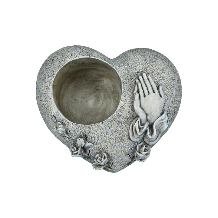 Gilde - Gedenkstein Herz grau