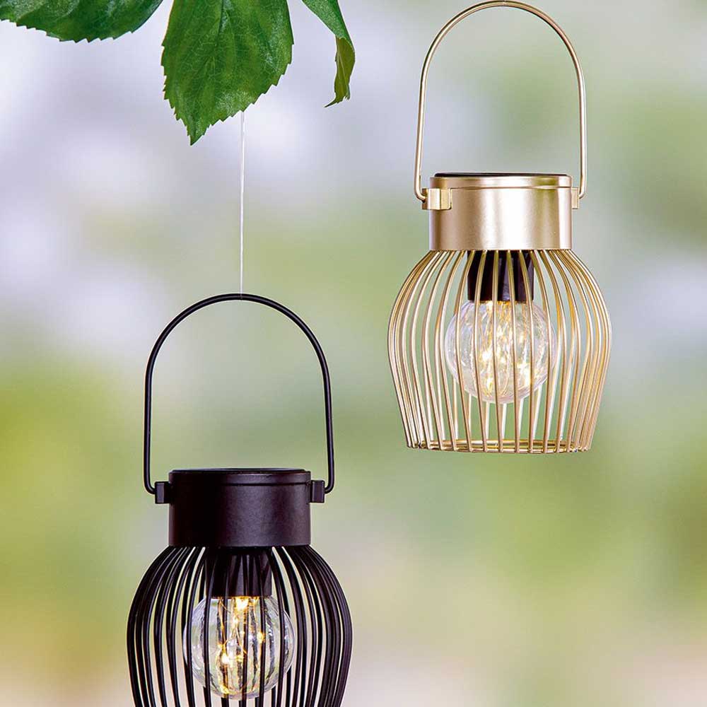 Solar-LED-Hängelaterne „Fantastico“ – stilvolle Outdoor-Deko – Alsaba