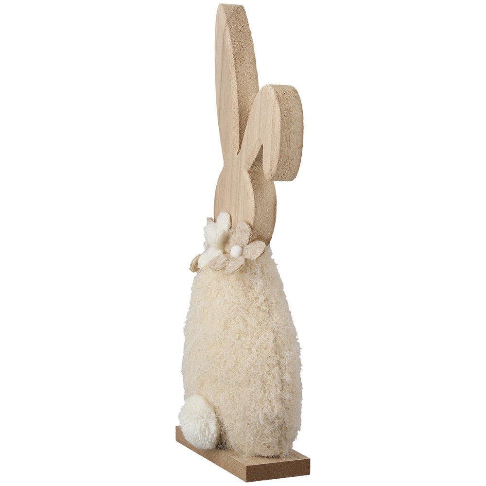 Gilde - Standrelief Hase Heri Holz Stoff
