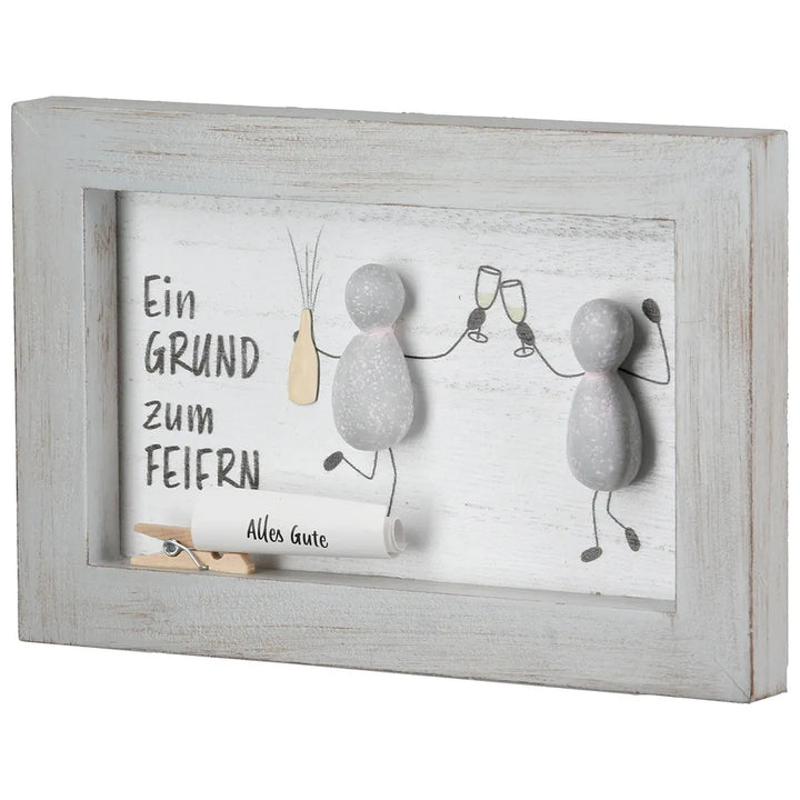 Gildehandwerk Bild Steinbild Spruch Grußkärtchen