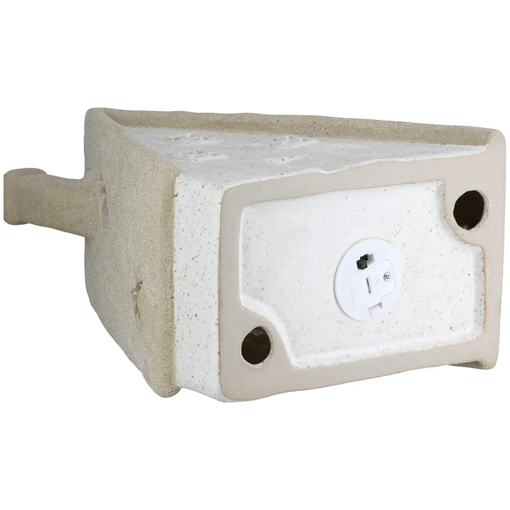 Gildehandwerk LED Dekohaus Maple Porzellan Beige