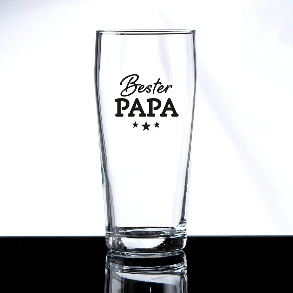 Gildehandwerk Trinkglas Herrengedeck Set Bester Papa