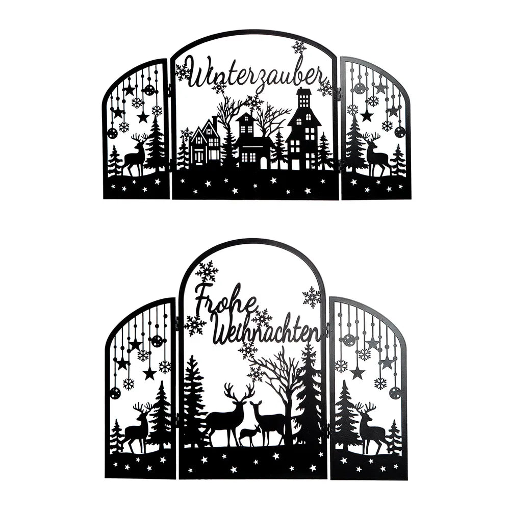 Gildehandwerk Weihnachtsaufsteller Metall Frohe