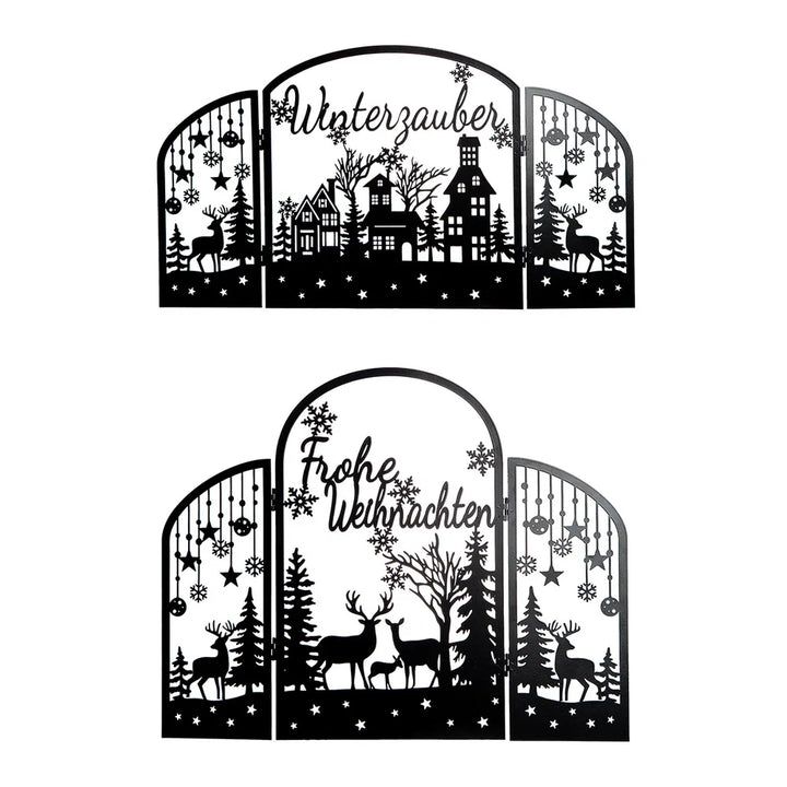 Gildehandwerk Weihnachtsaufsteller Metall Frohe