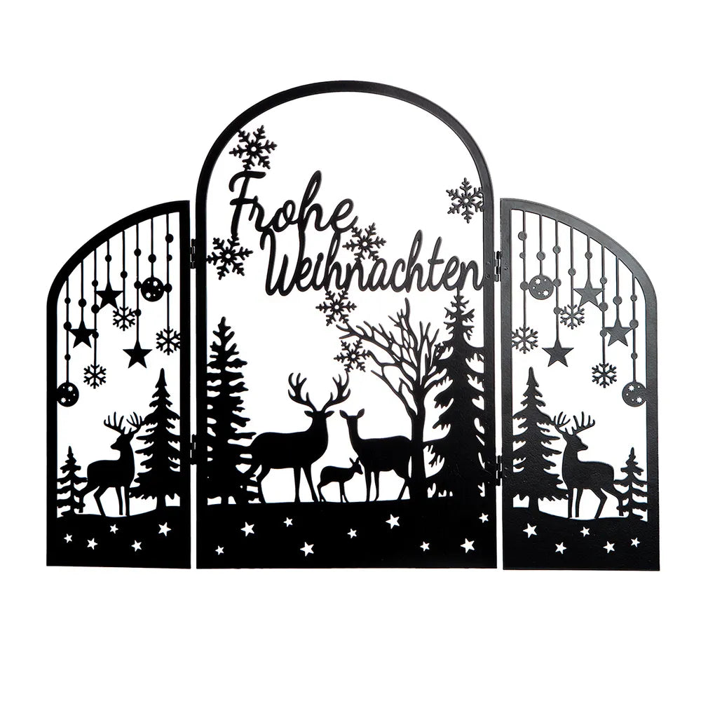 Gildehandwerk Weihnachtsaufsteller Metall Frohe