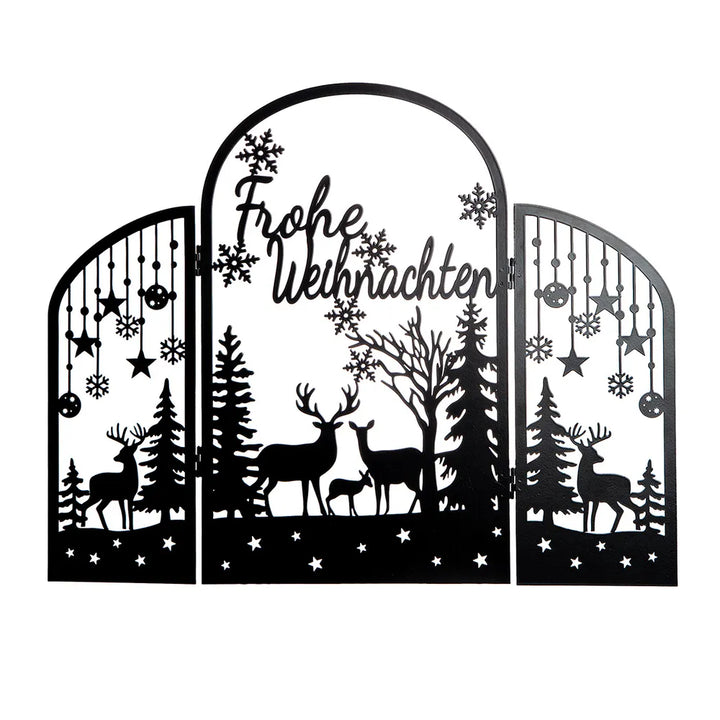 Gildehandwerk Weihnachtsaufsteller Metall Frohe