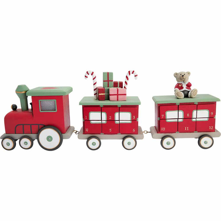 GreenGate - Abella Adventskalender Zug red