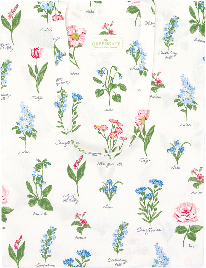 GreenGate - Agnes Baumwolltasche white