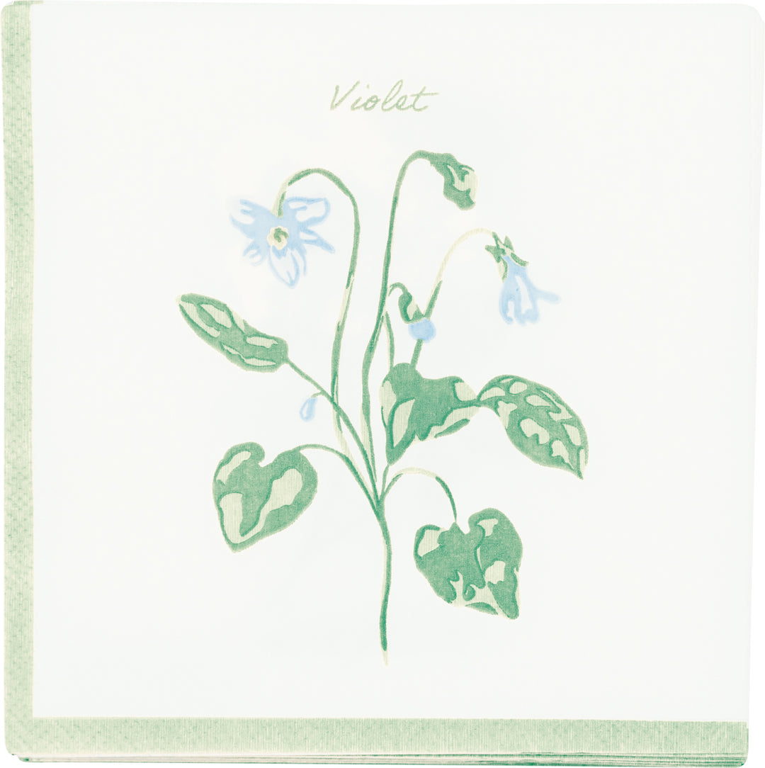 GreenGate - Agnes Papierserviette white small 20 Stück