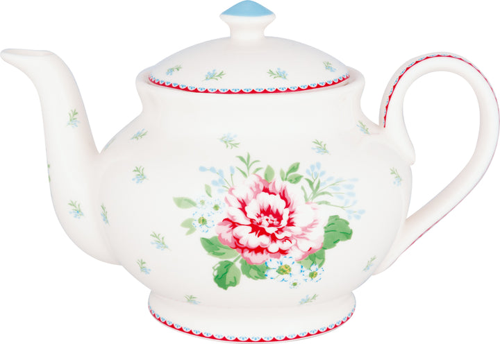 GreenGate - Alivia Teekanne rund white