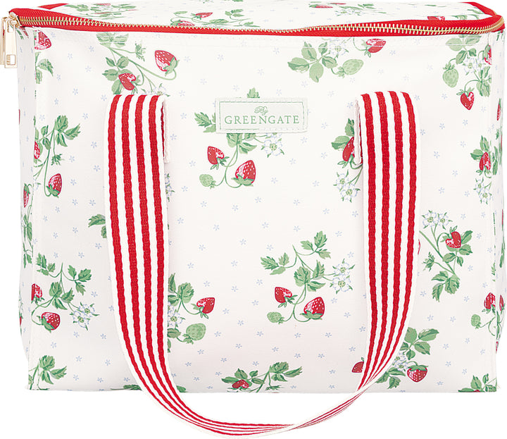 GreenGate - Berry Kühltasche mit zwei Henkeln white