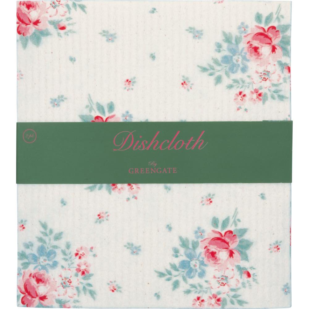 GreenGate - Clara Geschirrtuch weiß 2er-Set