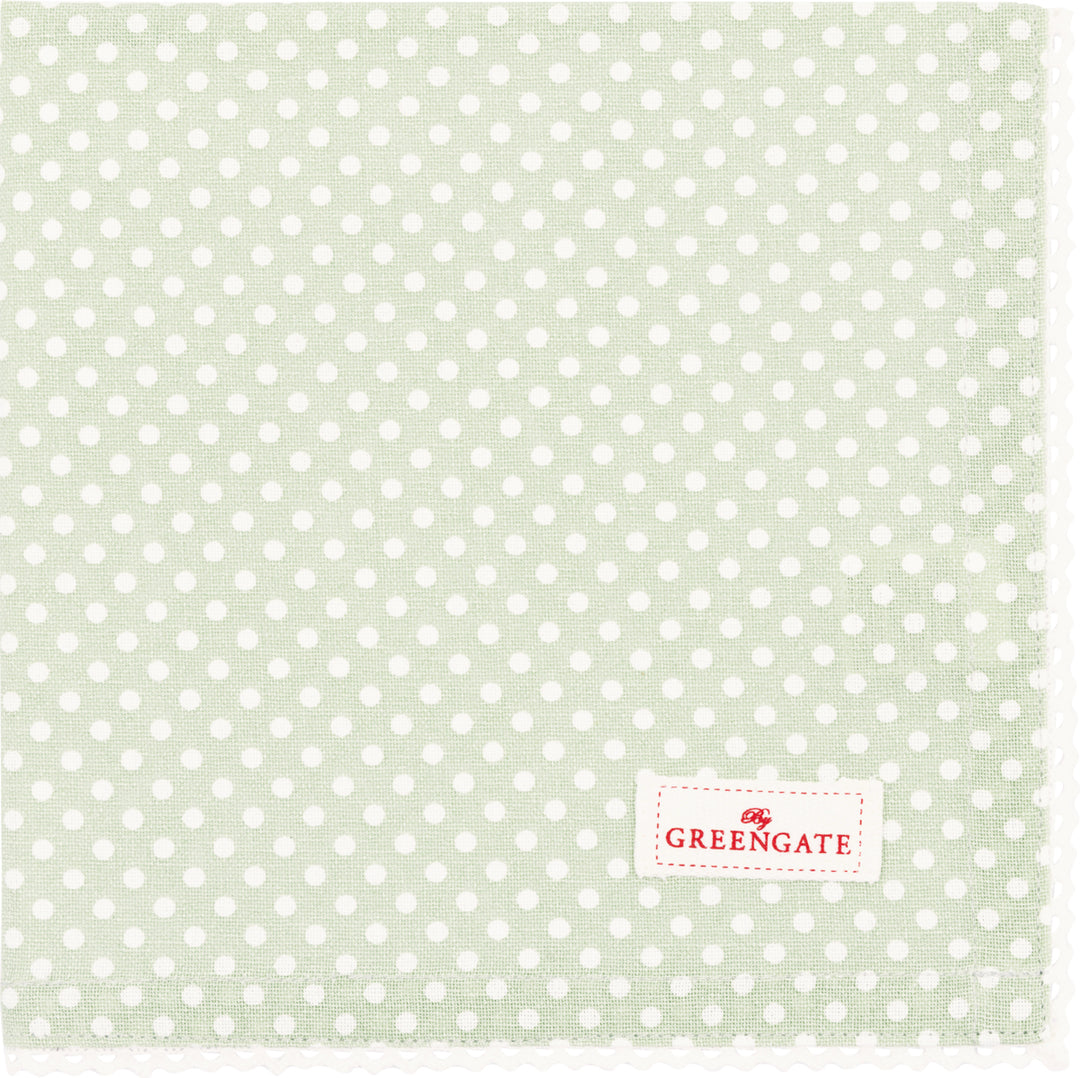 GreenGate - Dotty Stoffserviette mit Spitze
