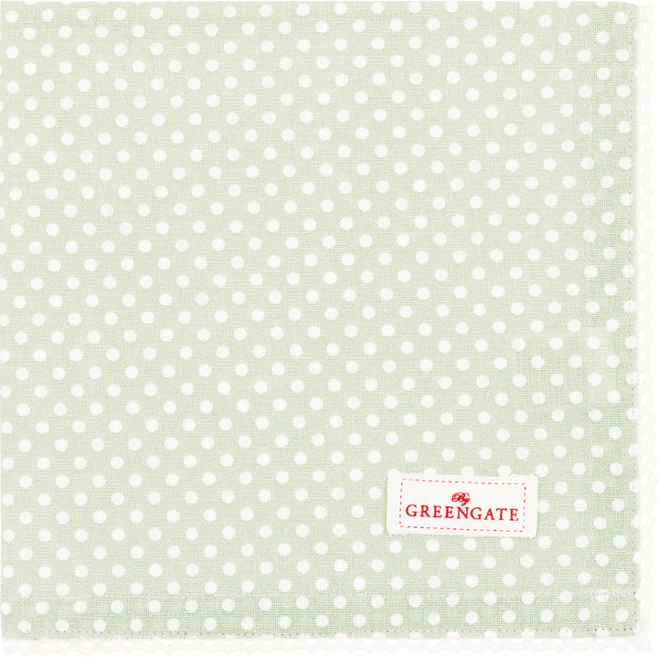 GreenGate - Dotty Stoffserviette mit Spitze