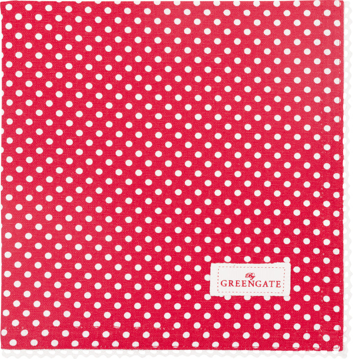 GreenGate - Dotty Stoffserviette mit Spitze