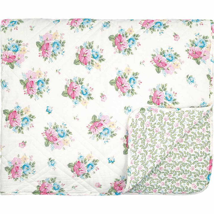 GreenGate - Josefina Tagesdecke white 140 x 220 cm