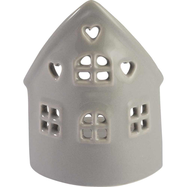 GreenGate - Kerzenhalter Haus grey