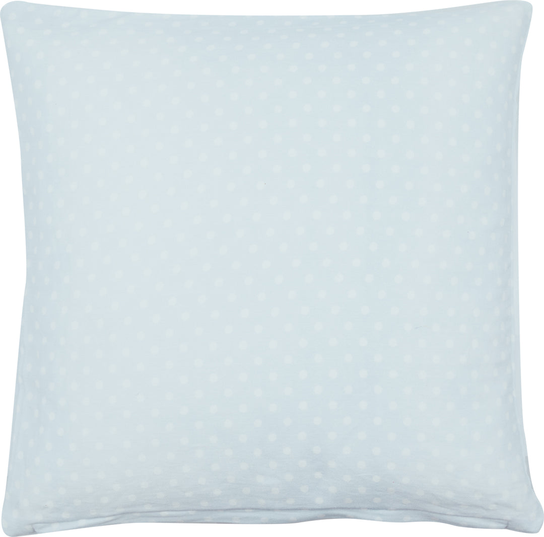 GreenGate - Nikolina Kissenbezug pale blue mit Stickerei 40x40 cm