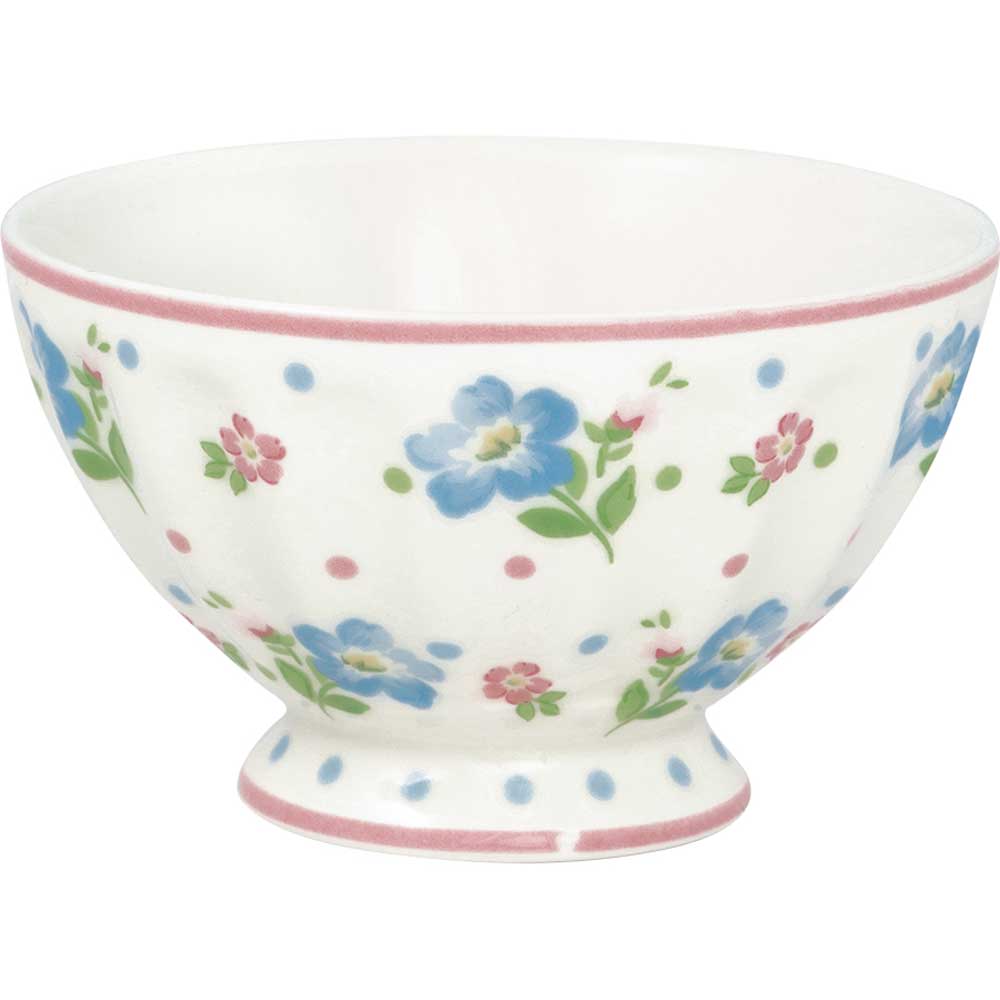 GreenGate - Rosalia French bowl medium white