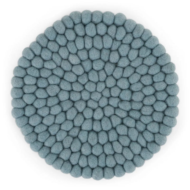 Gry & Sif - Großer Untersetzer Filz Hellblau