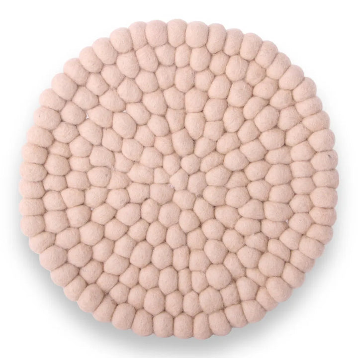 Gry & Sif - Großer Untersetzer Filz Beige