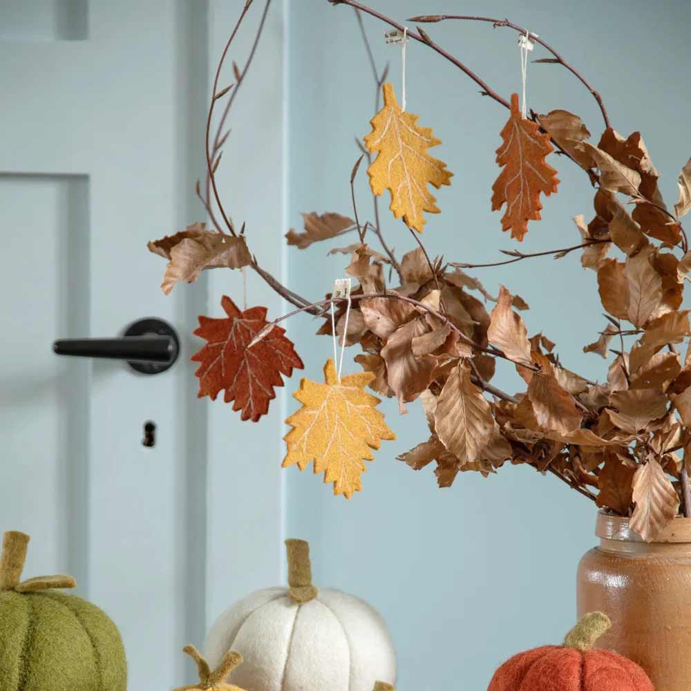 Gry & Sif - Ahornblätter Filz 3er-Set