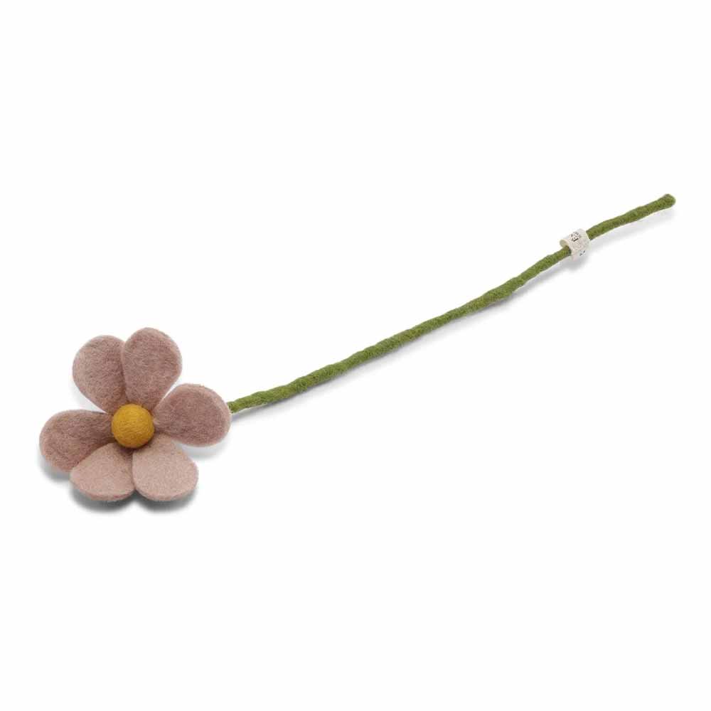Ein kleiner Gry & Sif – Simple Flower Filz am Stiel.