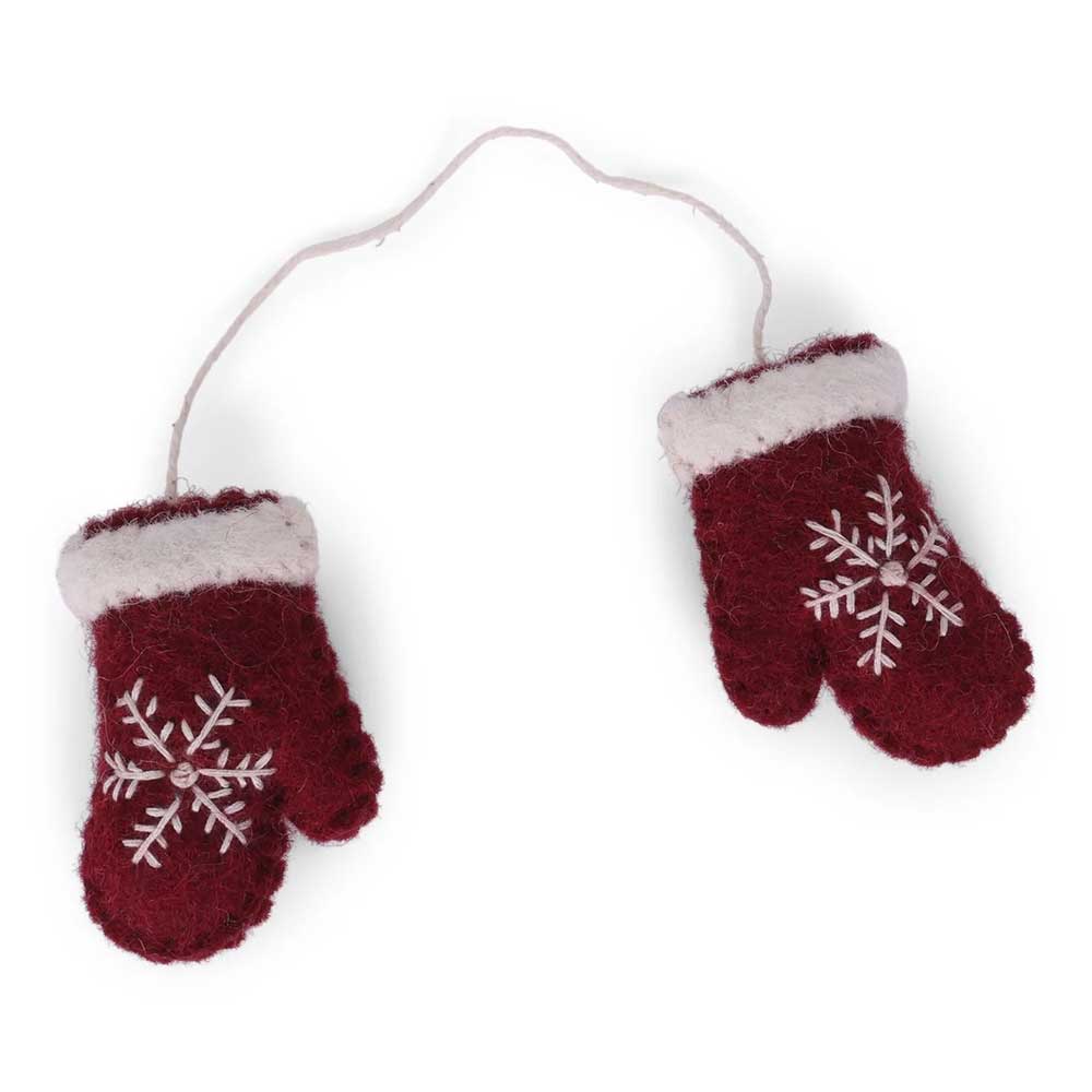 handschuhe filzen Gry & Sif Filzhandschuhe rot 6cm – Fair-Trade, Handarbeit – Alsaba