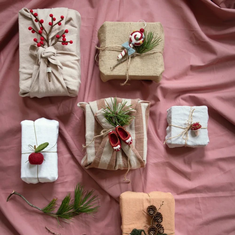 Gry & Sif - Mini-Zweig Filz mit Beeren