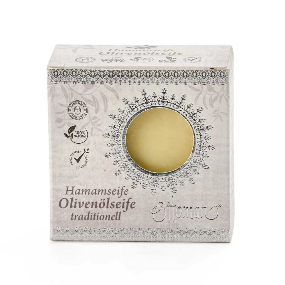 Ottoman - Hamam Olivenölseife weiß