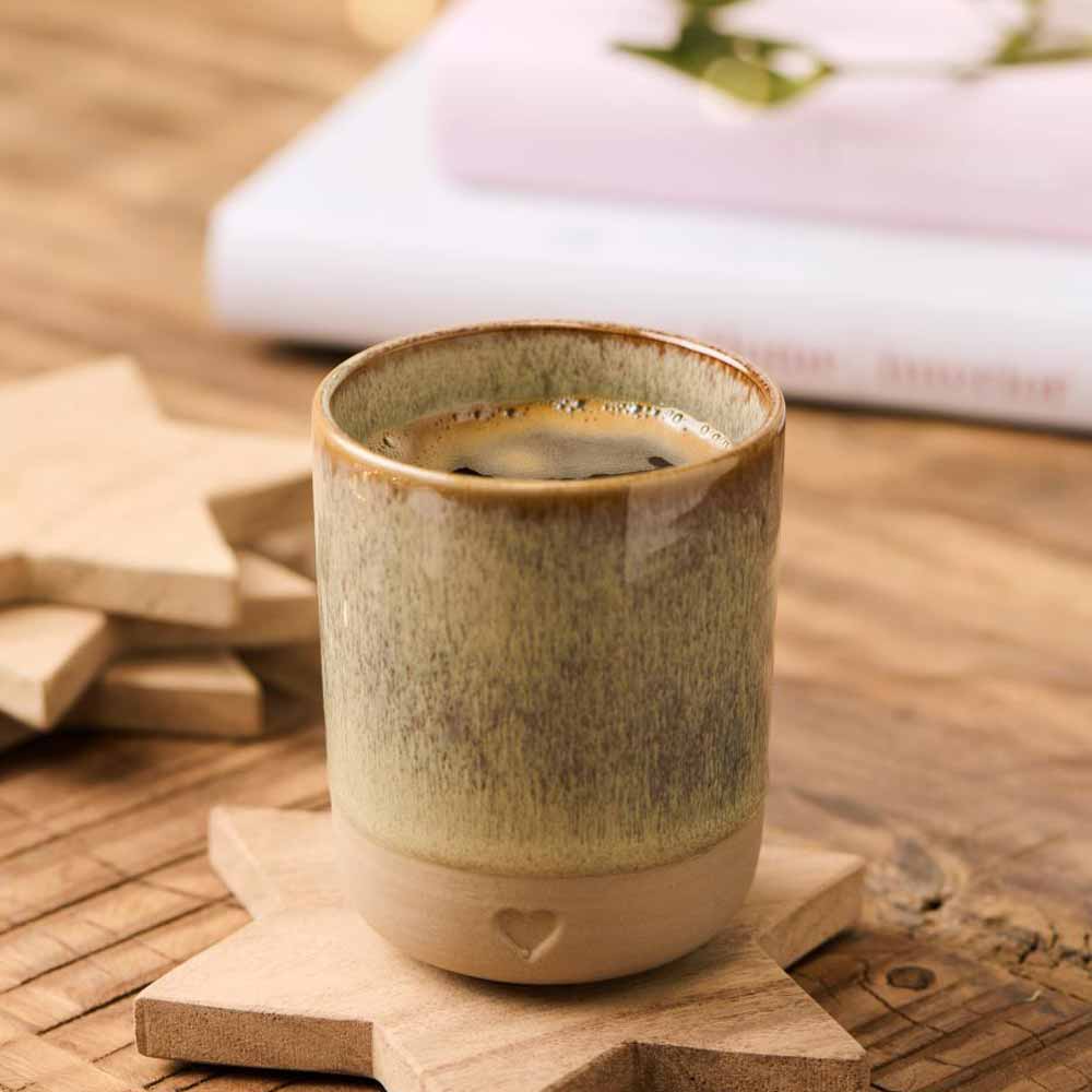Ib Laursen Becher Herz Ton Natur – Set mit Herz – Alsaba
