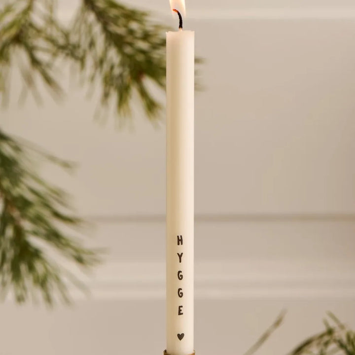 Ib Laursen - Dünne hohe Kerze mit Hygge Stearin