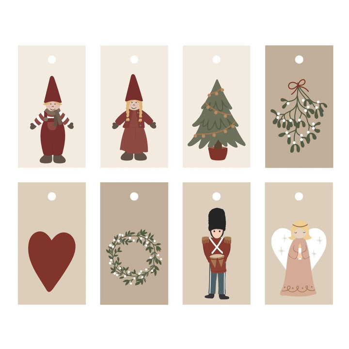 Ib Laursen - Geschenkanhänger 8er-Set