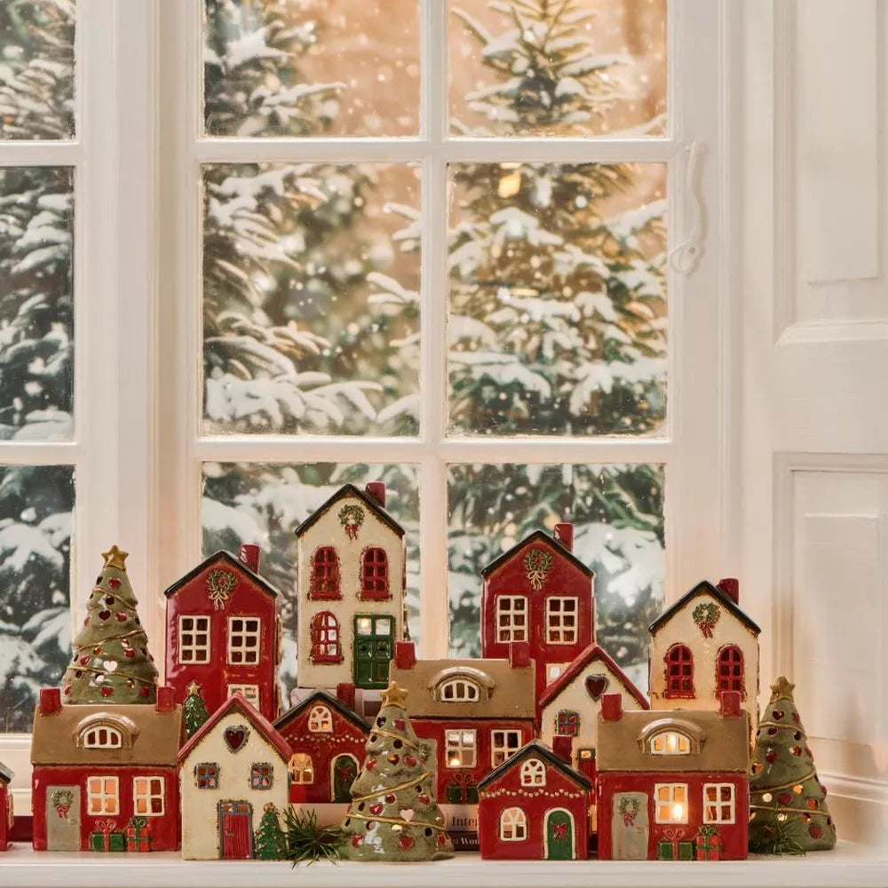 Ib Laursen - Haus für Teelicht Stillenat Türkranz und Geschenke