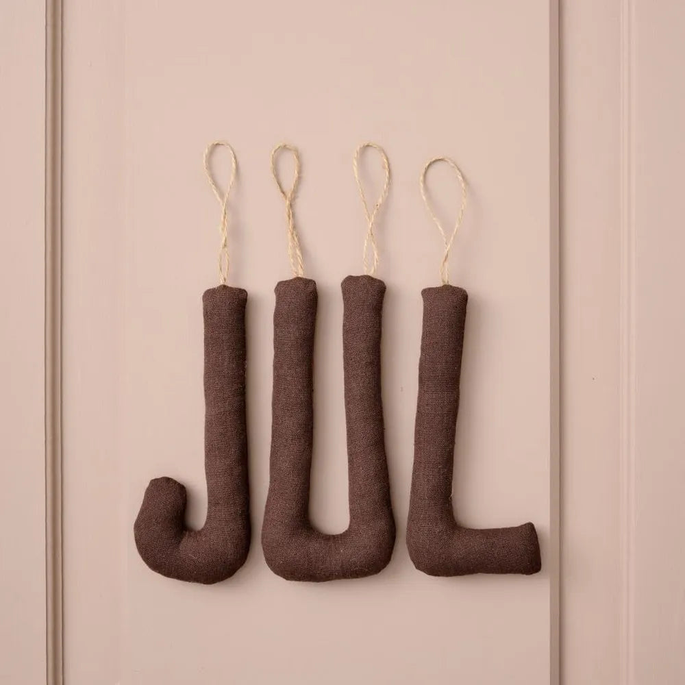 Ib Laursen - JUL Buchstaben zum hängen