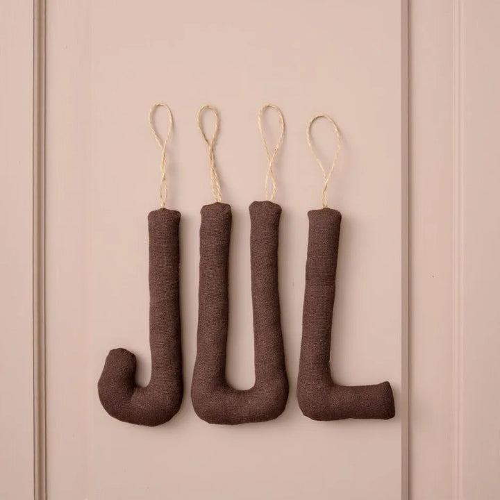 Ib Laursen - JUL Buchstaben zum hängen